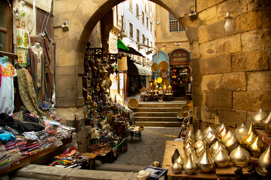 Marché de Khân el-Khalile du Caire en Egypte