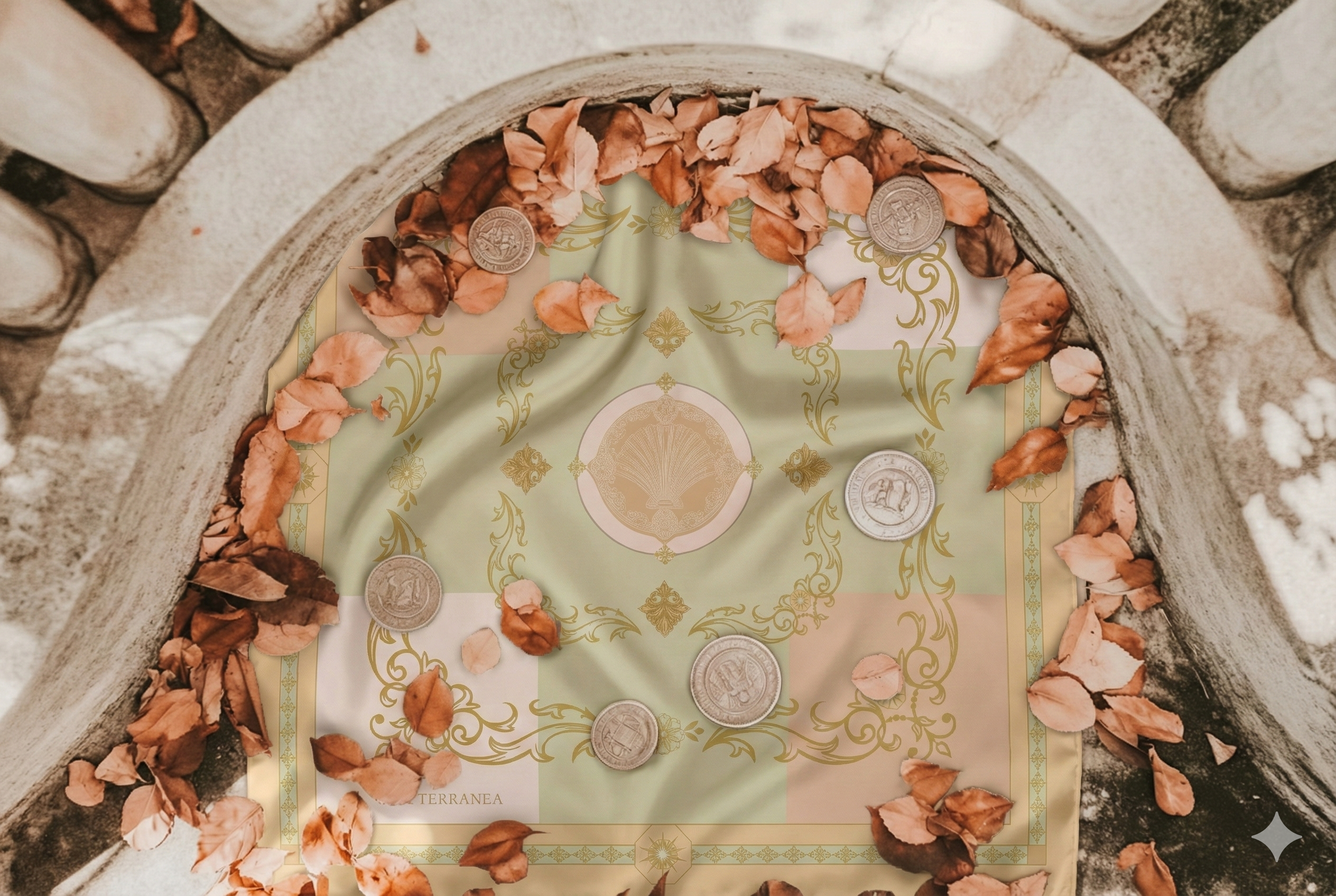 Packshot du foulard Firenze Splendore-Toscane