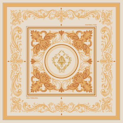 Design du foulard Sole di Sicilia.